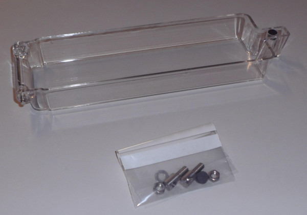 Spritzschutzklappe 1 fach; glasklar